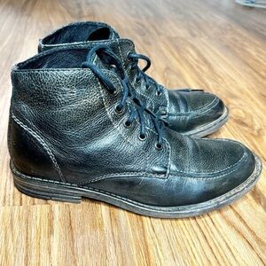 BED STU Curtis II Moc Toe Boot Weathered Graphite Dip Dyed Black - Size 8 Men